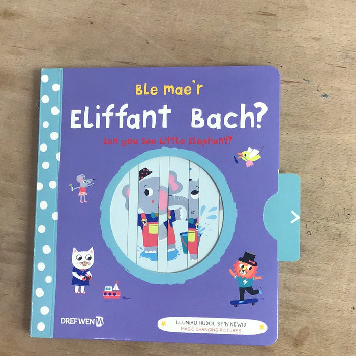 Ble Mae'r Eliffant Bach? / Can You See the Little Elephant?