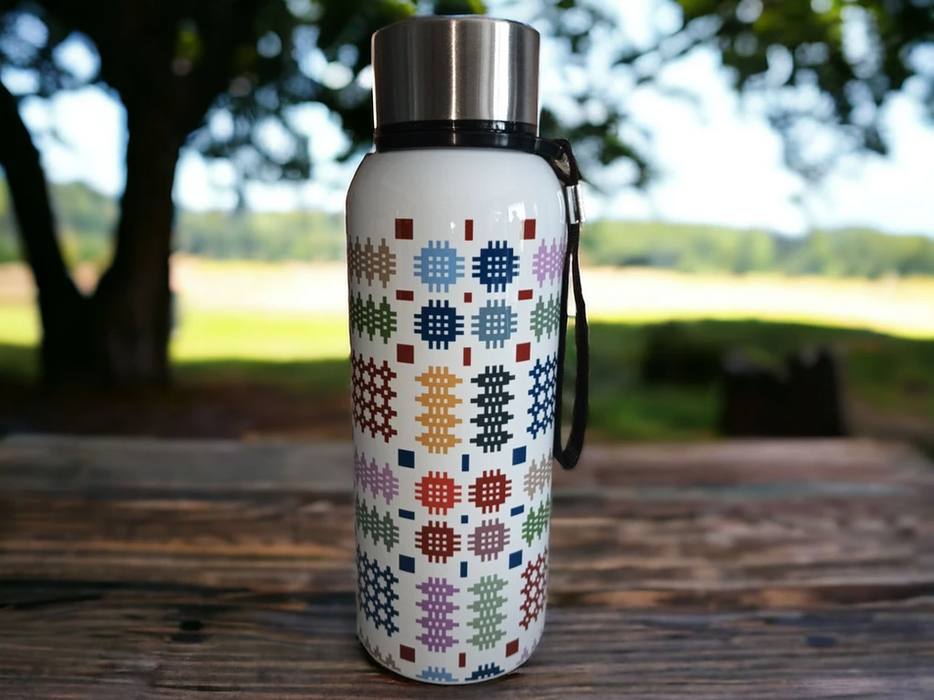 Welsh Blanket Print Thermal Bottle