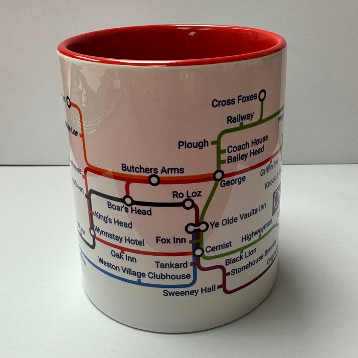 Oswestry Pubs Metro Mug