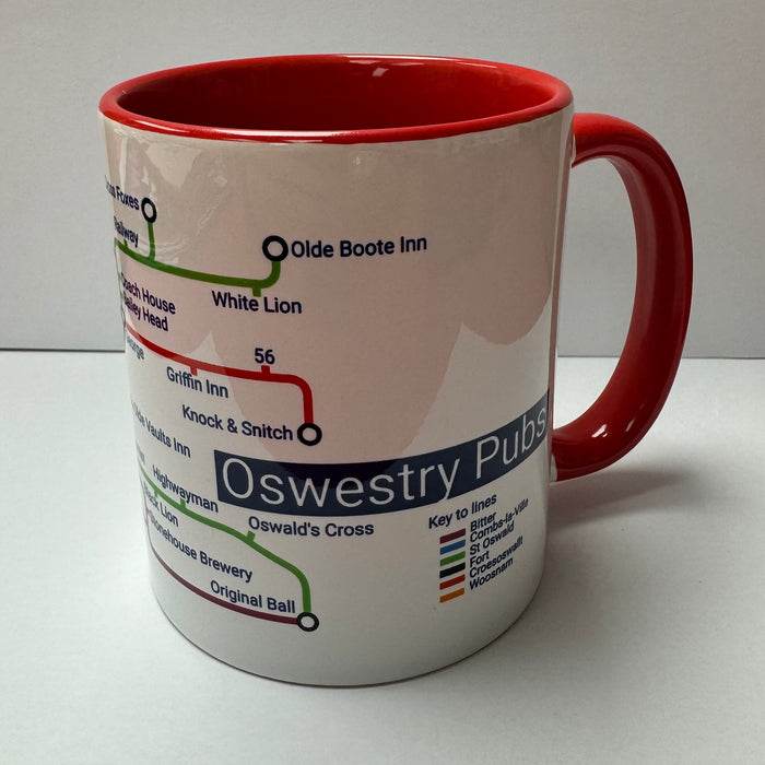 Oswestry Pubs Metro Mug