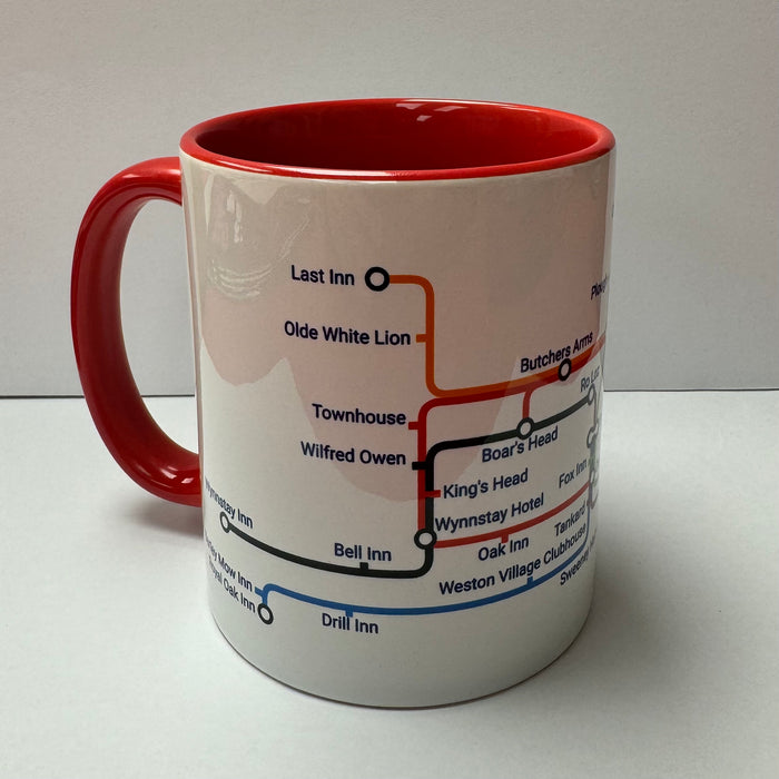 Oswestry Pubs Metro Mug