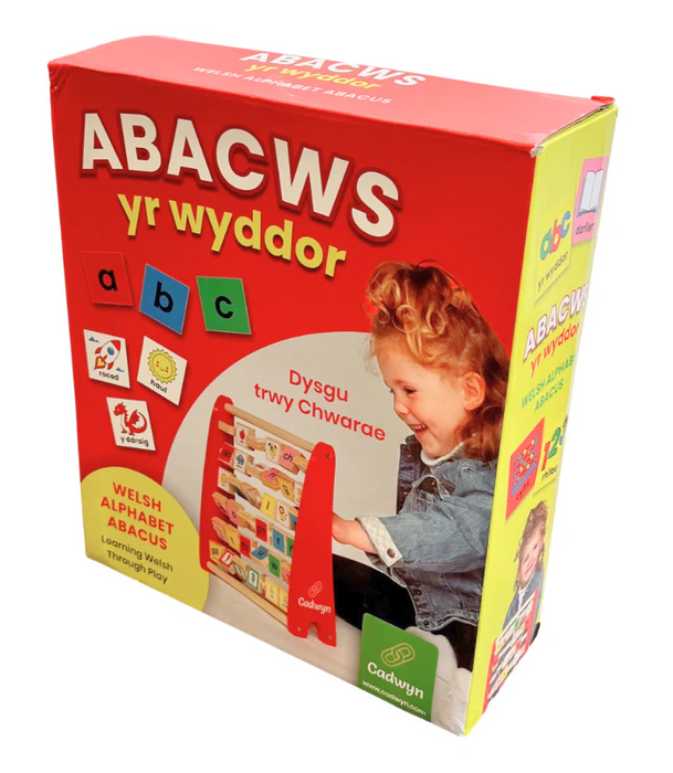 Welsh Wooden Alphabet Abacus