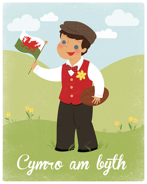 Cymro am Byth Boys' Print